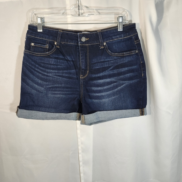 Time and Tru Pants - Time and Tru Dark Blue Jean Shorts